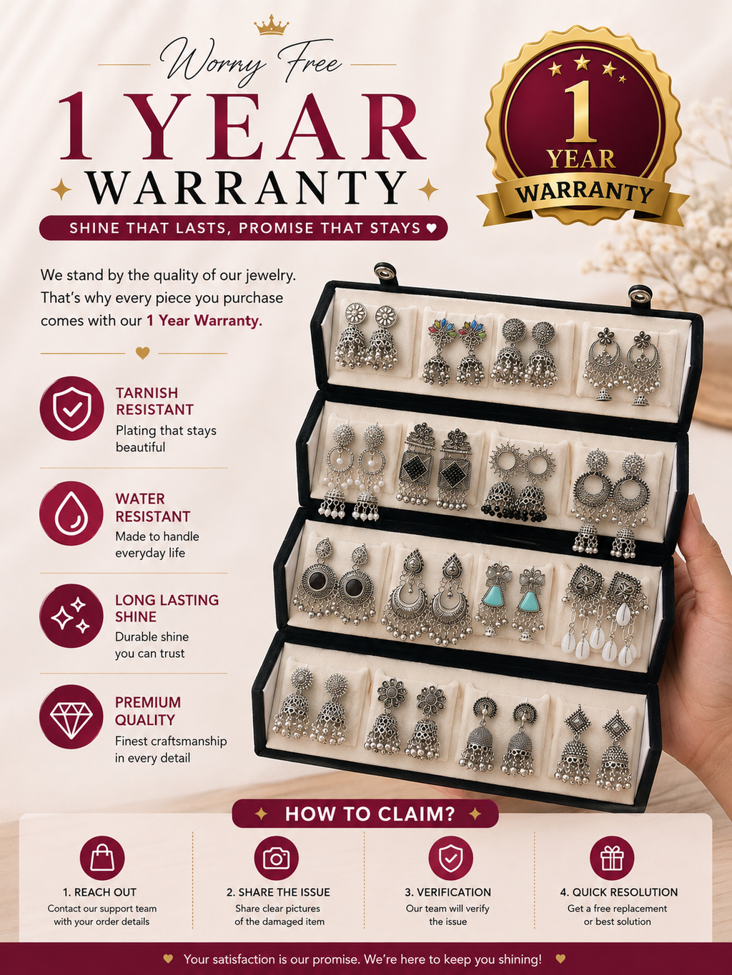 Premium Jhumka Gift Box (16 Pairs)