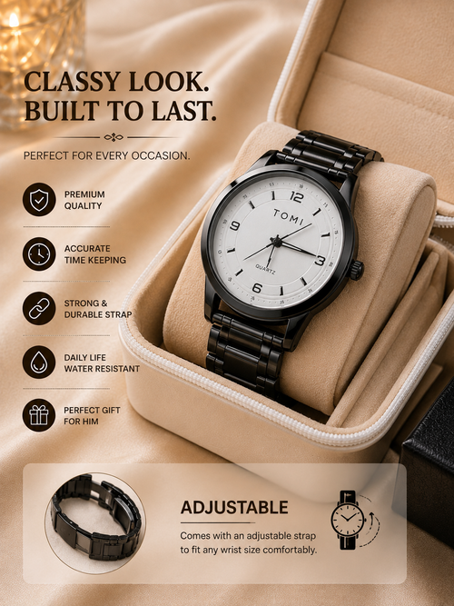 Main Character Gift Set – Watch, Bracelet, Necklace & 3 Rings