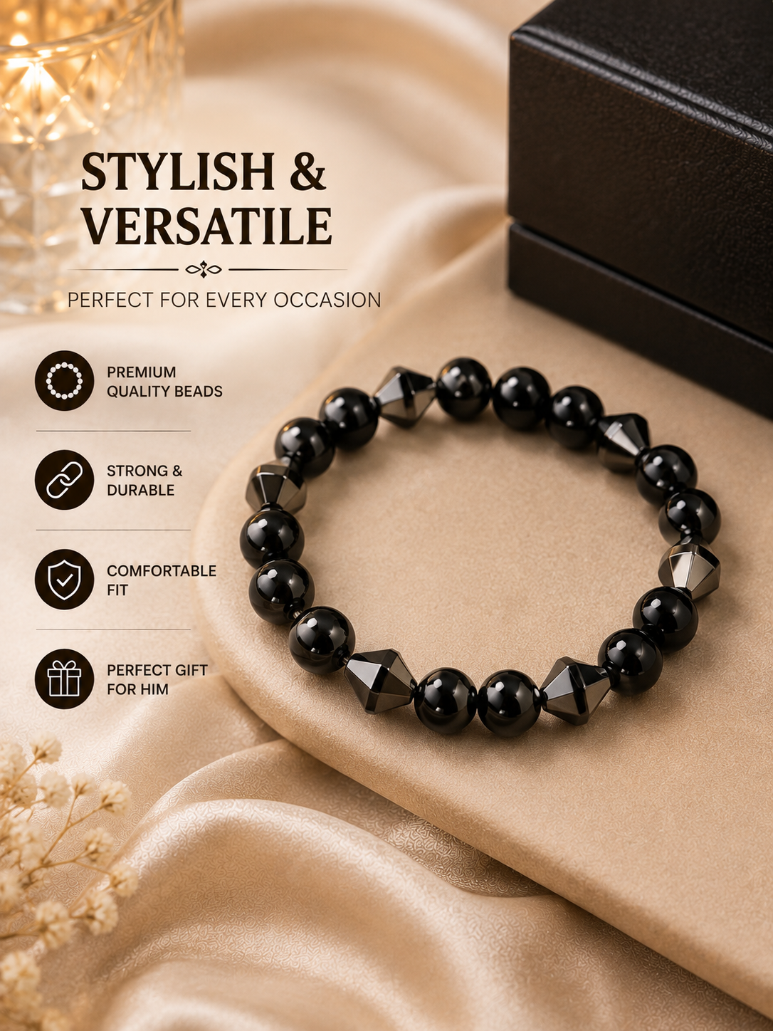 Main Character Gift Set – Watch, Bracelet, Necklace & 3 Rings