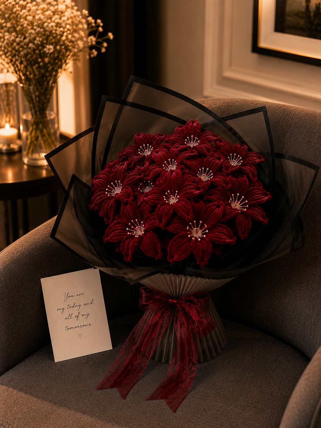 Miss Gorgeous — Forever Red Bouquet ❤️