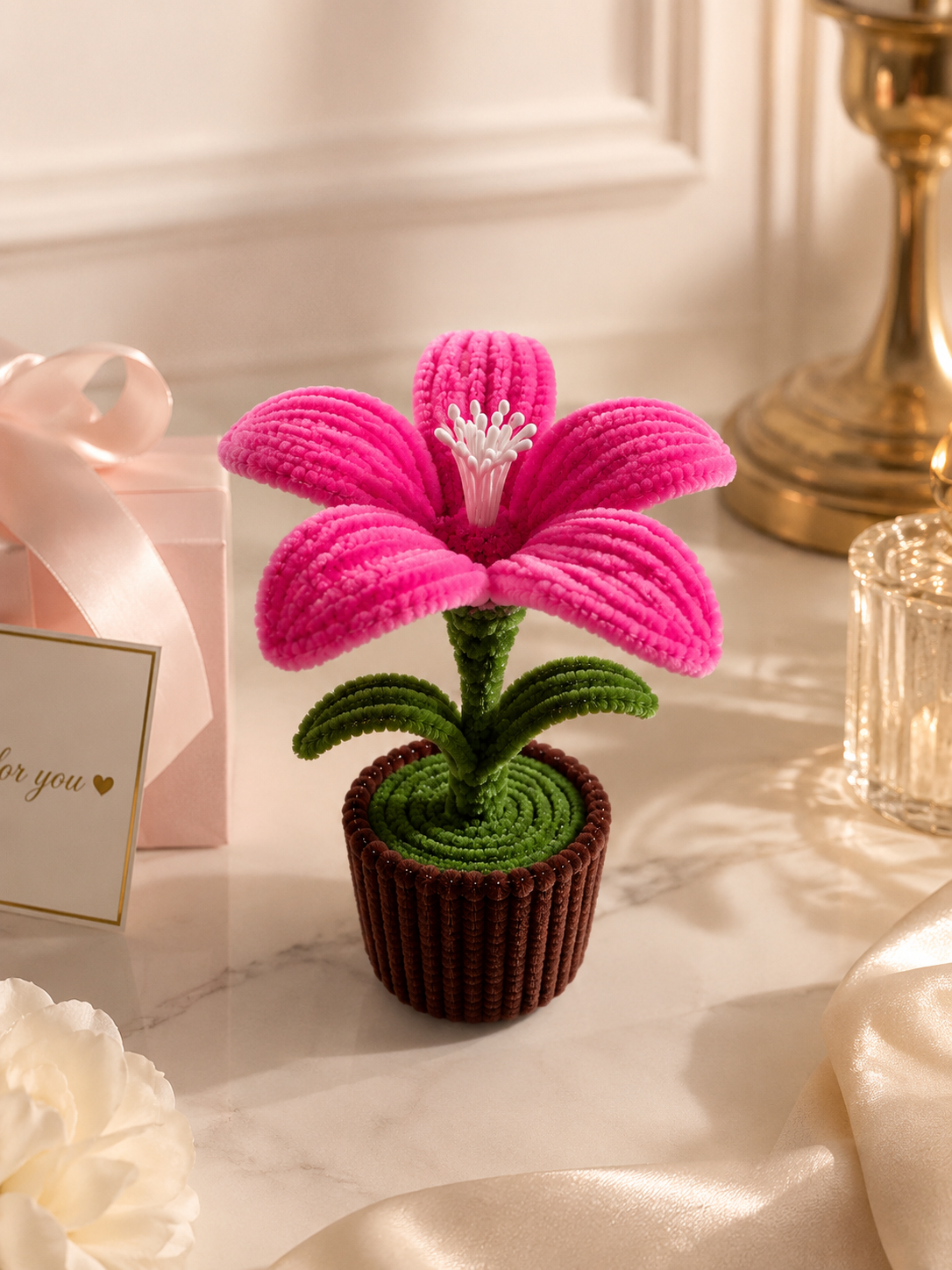 Sweet Pink Promise Flower 🎀
