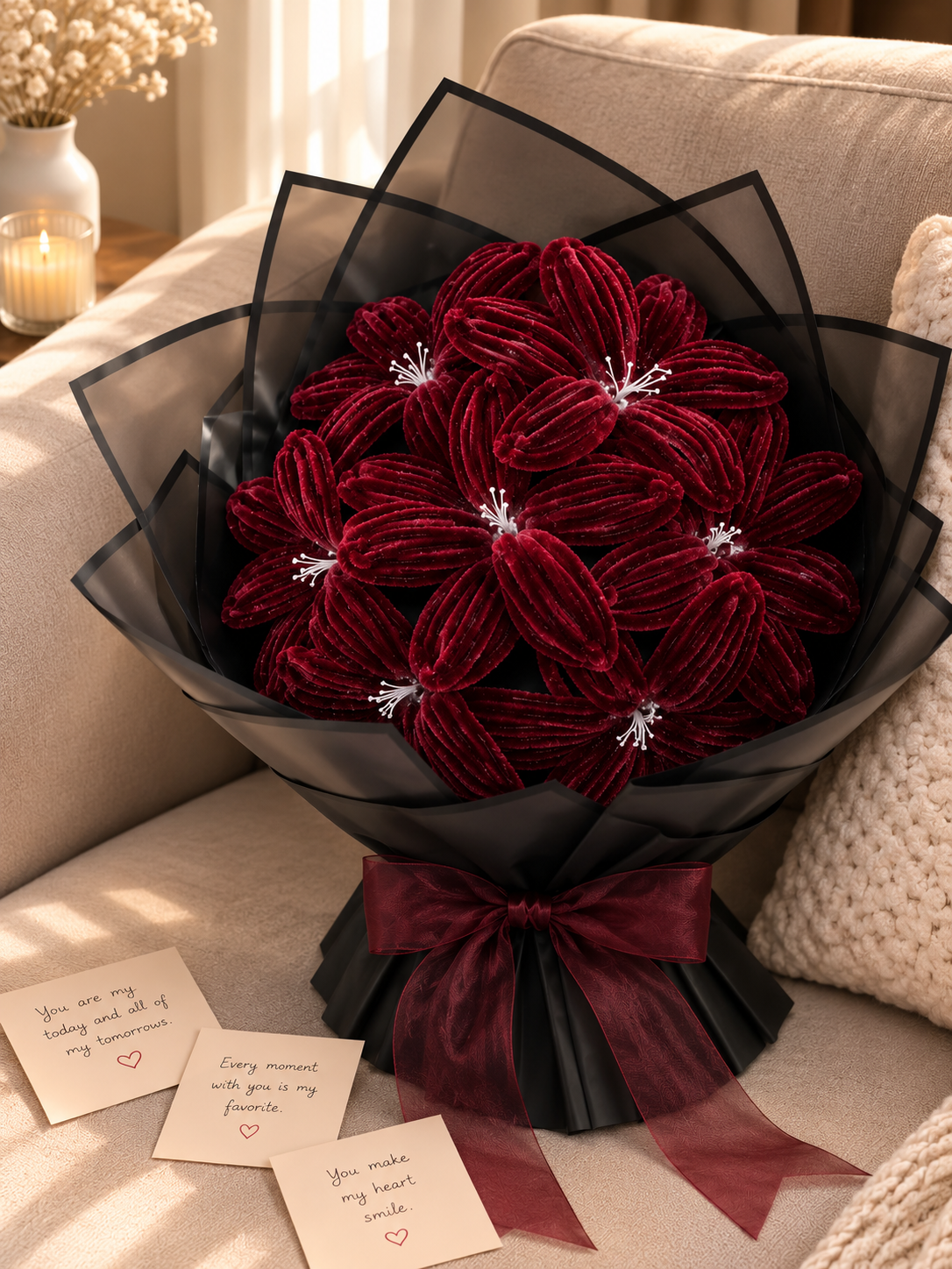 Miss Gorgeous — Forever Red Bouquet ❤️